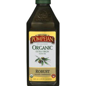 Organic Extra Virgin Olive Oil 48oz First Cold Pressed Polyphenols Salad Marinad